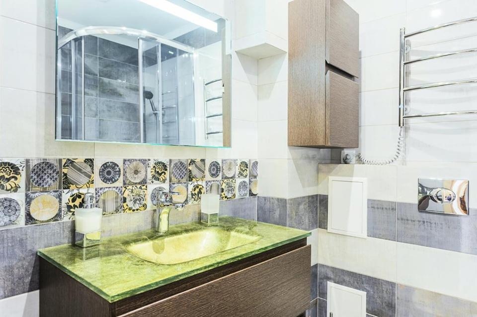 Панорамный Вид 15 Этаж. Набережная Днепра Kiev Extérieur photo